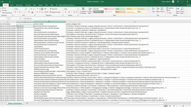 Using the DATE function in Excel to clean dataset смотреть онлайн