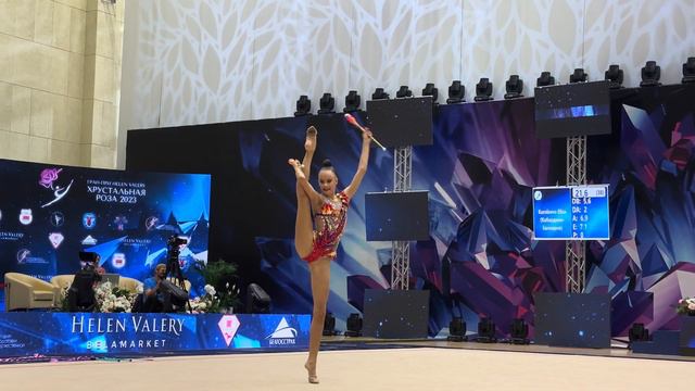 Eva Kalinina Clubs AA IT Crystal rose Minsk 2023 смотреть онлайн