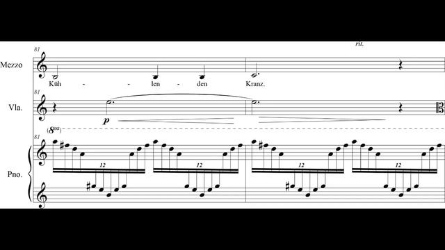 Kurt Erickson - The Over Journey for Mezzo-Soprano, Viola and Piano (2017) [Score-Video] смотреть онлайн