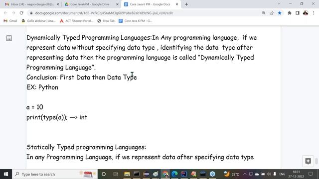 FULL STACK JAVA tutorials || Session - 8 || by Mr. Nagoor Babu On 27-12-2022 @6PM IST смотреть онлайн