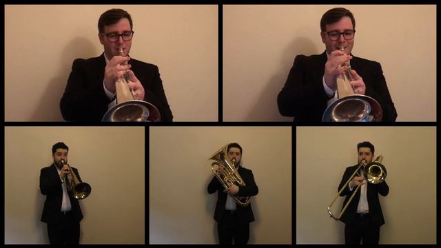 Adagio for Strings - Brass Quintet - Brad Mancer and Dale Vail смотреть онлайн