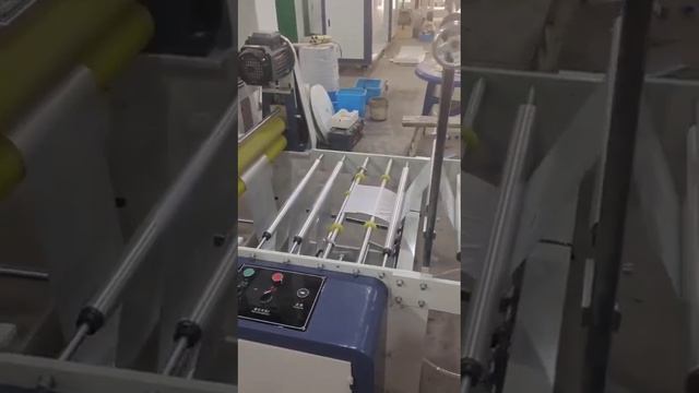 Станок для производства мусорных мешков OJ 1200 обзорное видео с завода-изготовителя