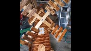 садовая мельница своими руками