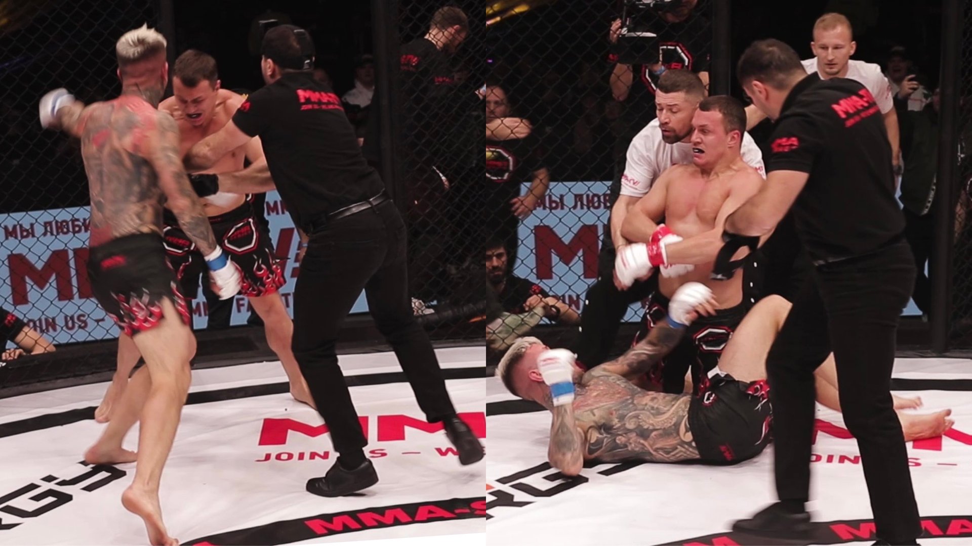 ДРАКА после боя / ТАРАСОВ Vs ЕРШОВ / Платиновый пояс Дьяконова / Нокаут Бобрышева / ММА Серия-75