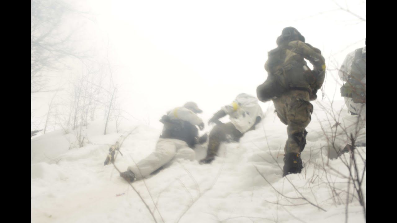 Страйбольная игра Первый Снег 06 12 14. Airsoft game Russia. смотреть онлайн