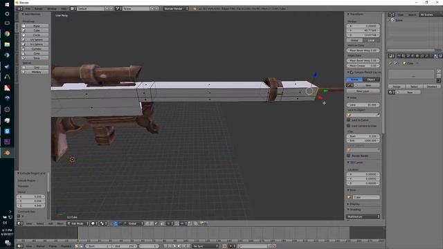 Garrys Mod ||| Blender to GMod Steela Sniper Rifle ||| Speed Vid смотреть онлайн
