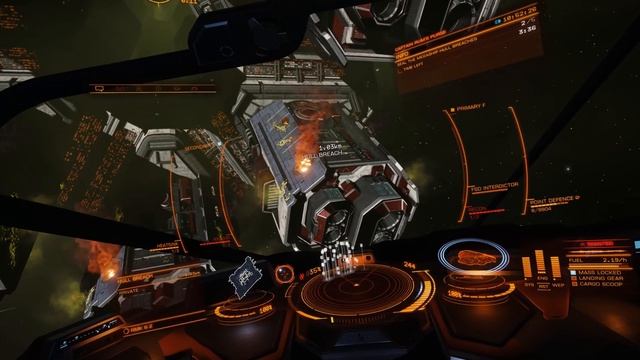 Elite: Dangerous - Megaship Hull Breach repair scenario смотреть онлайн