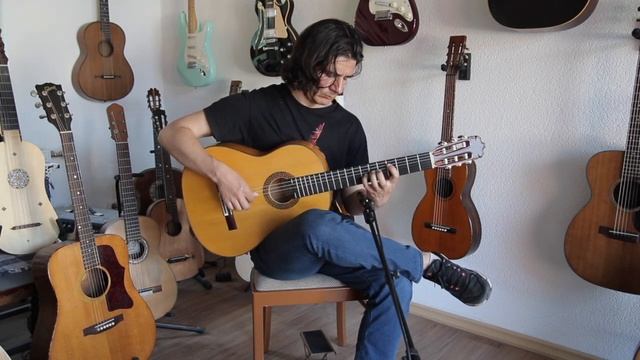 Jose Rodriguez 2011 - amazing flamenco guitar with crisp, punchy and bold sound смотреть онлайн