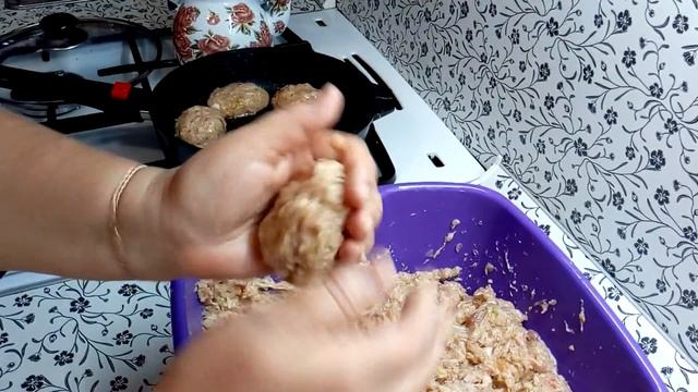 НЕОБЫЧНЫЕ  КОТЛЕТЫ . ЭКСПЕРИМЕНТ . Очень вкусные .