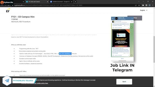 EY 2022 Batch Java / .Net BE / Btech /Bsc смотреть онлайн
