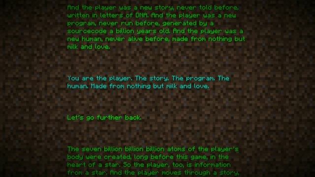 Minecraft Poem/Credits With The Poem/Credits Music