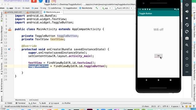 31 Android Studio Toggle Button смотреть онлайн