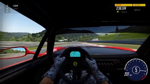 Project CARS 3 - Ferrari F50 GT Nordschleife Endurance Time attack смотреть онлайн