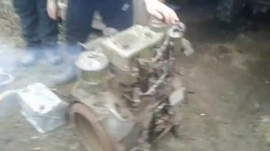 Первый запуск  дизеля 2ч  8.5/11