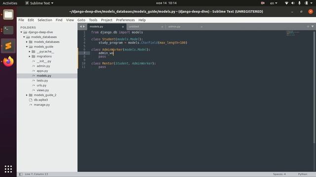 Django Full Course - 1.13 - Models. Multiple inheritance (from multiple classes/models) смотреть онлайн