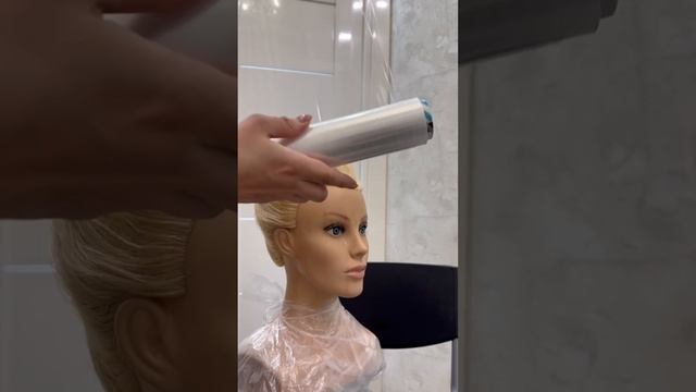 Лайфхак - как подготовить болванку к окрашиванию ? #укладкаволос #прически #лайфхак #окрашивание