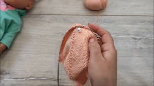Чепчик от завязки до завязки спицами ? Baby hat Tie-to-Tie knitting pattern