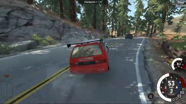 BeamNG FINALLY Beat the HARDEST MAP!! - Turbo vs NOS Drag Racing | SLAPTrain смотреть онлайн