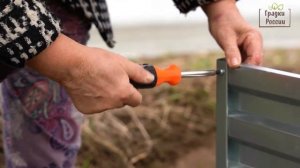 Сборка и установка оцинкованных грядок