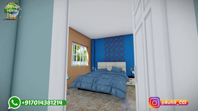 ? 16*45 House Design 3D | 720 Sqft | 5 BHK | East Face | 5x16 Meters | #ShivajiHomeDesign смотреть онлайн
