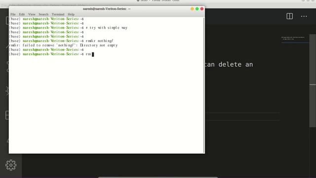 How to delete not empty folder in linux or ubuntu смотреть онлайн