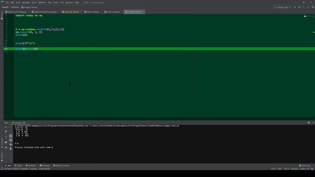 Python - 19 : Numpy partie 6 смотреть онлайн