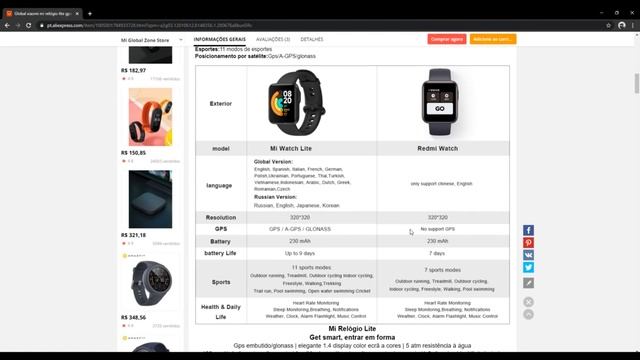 Novo Xiaomi Mi Watch Lite com GPS! O melhor e mais barato Xiaomi? Já vale a pena comprar? - (Brasil смотреть онлайн