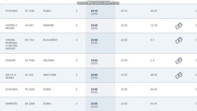 2.05.2022.Запланированные рейсы из аэропорта Бен Гурион, Израиль.Departures from Ben Gurion.TLV смотреть онлайн