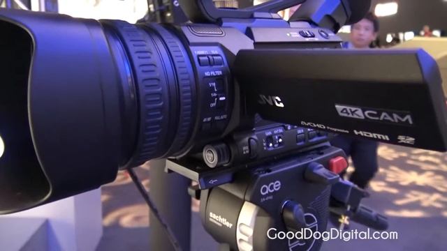NAB 2015 JVC GY-HM200U 4KCAM Camcorder смотреть онлайн