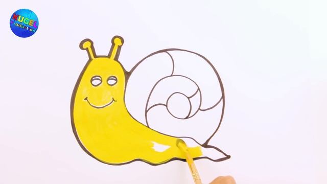 Улитка / Как рисовать улитку с ребенком / Лёгкие рисунки для срисовки / Раскрашиваем вместе с детьм смотреть онлайн