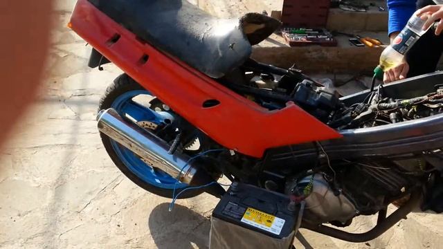 Кавасаки ззр 250 работа двигателя смотреть онлайн