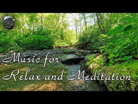 Расслабляющая восточная музыка, шум реки и красивый лесной пейзаж. смотреть онлайн