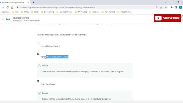 Excel Skills for Business Intermediate 1 | Week 4 | All Quiz | Coursera | Free Certificate in Excel смотреть онлайн