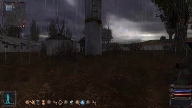 СТАЛКЕР Тень Чернобыля-OGSM-45 Свалка-псевдособаки. Темная долина-кровосос, баг на хуторе (STALKER)