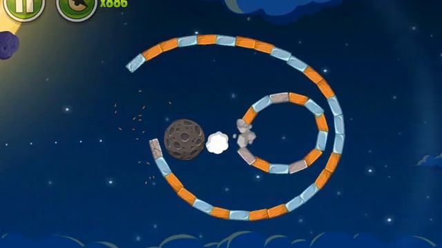 Angry Birds Space - Level 1-28 - 100% Space Eagle Walkthrough - Pig Bang смотреть онлайн