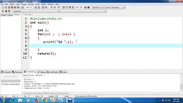 For Loops Missing Condition смотреть онлайн