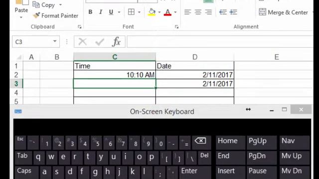 fill time, or date in excel 2007, excel 2013 كيفية اضافة الوقت والتاريخ في الاكسل смотреть онлайн