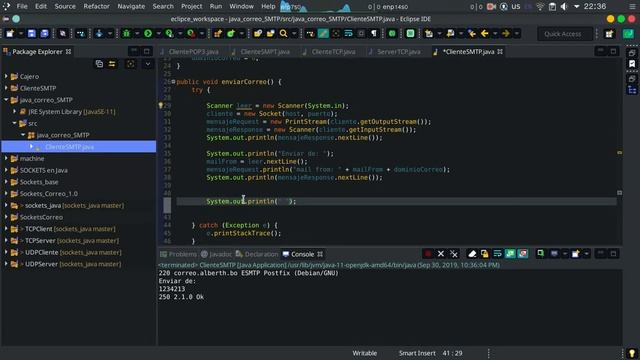 correo SMTP con JAVA eclipse смотреть онлайн