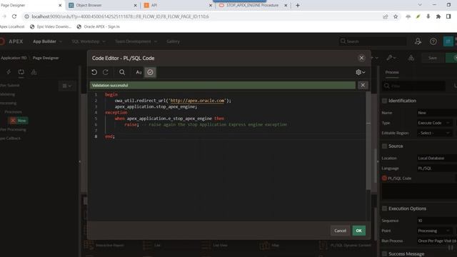 APEX_APPLICATION : STOP_APEX_ENGINE Procedure смотреть онлайн