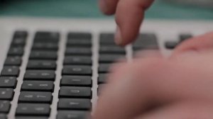 Royalty Free No Copyright Stock Footage 4K HD Typing Fast Keyboard Notebook Computer