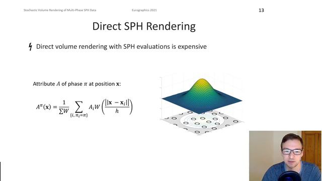 Stochastic Volume Rendering of Multi‐Phase SPH Data | Eurographics'2021 Full Paper смотреть онлайн