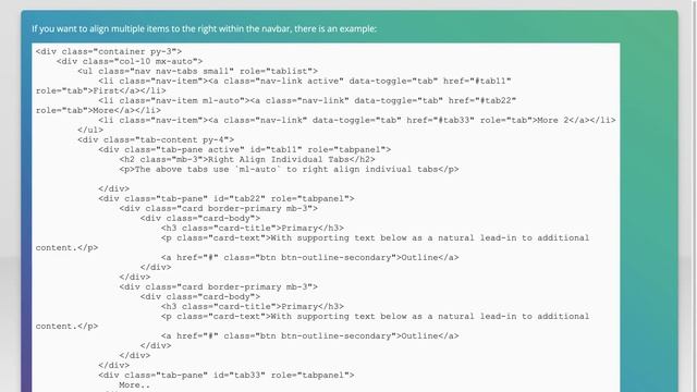 Bootstrap 4 alpha 6 nav-tabs align item right смотреть онлайн