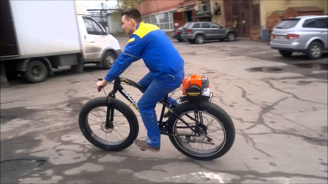 Мотовелосипед Фет байк ВелоКомета смотреть онлайн