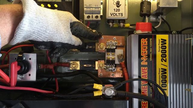 Solar Power System - Two Battery Banks One Inverter