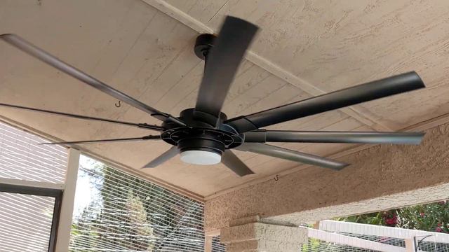 Fanimation Slinger V2 Indoor Outdoor Ceiling Fan with LED. 72 inch.