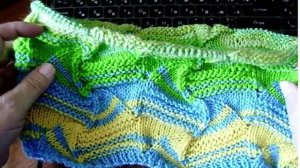 Узор Миссони спицами