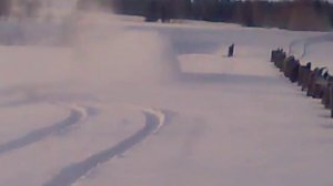 Покатушки по снегу на Субару Аутбек 3,0