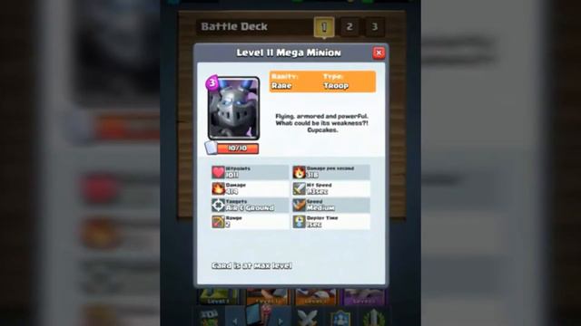 CLASH ROYALE - NEW CARD "MEGA MINION" sneak peak #2 смотреть онлайн