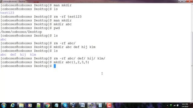 Creating directories in Linux смотреть онлайн