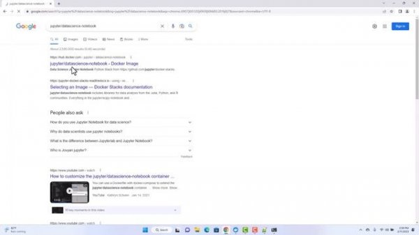 Install Jupyter Notebook In Docker
